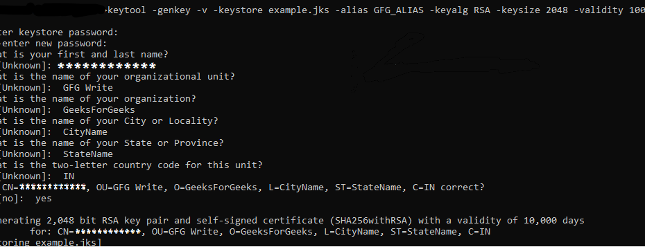 How To Import A .Cer Certificate Into A Java Keystore? - Geeksforgeeks