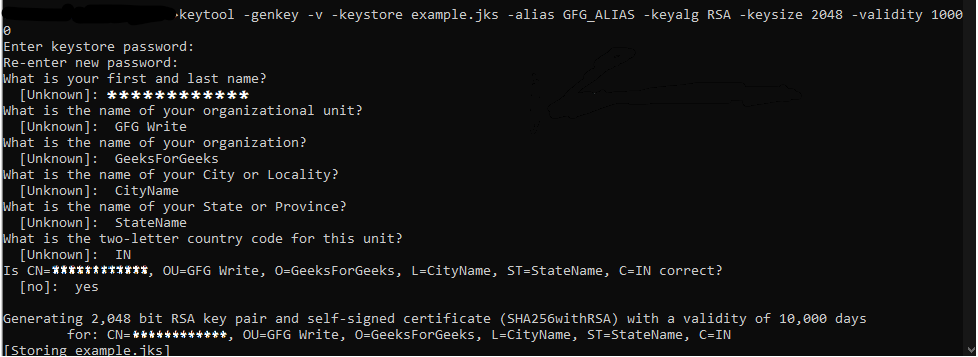 How To Import A .Cer Certificate Into A Java Keystore? - Geeksforgeeks
