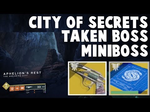Destiny 2 Forsaken - MALFEASANCE City of Secrets - Easy Taken Boss / Miniboss Kills!