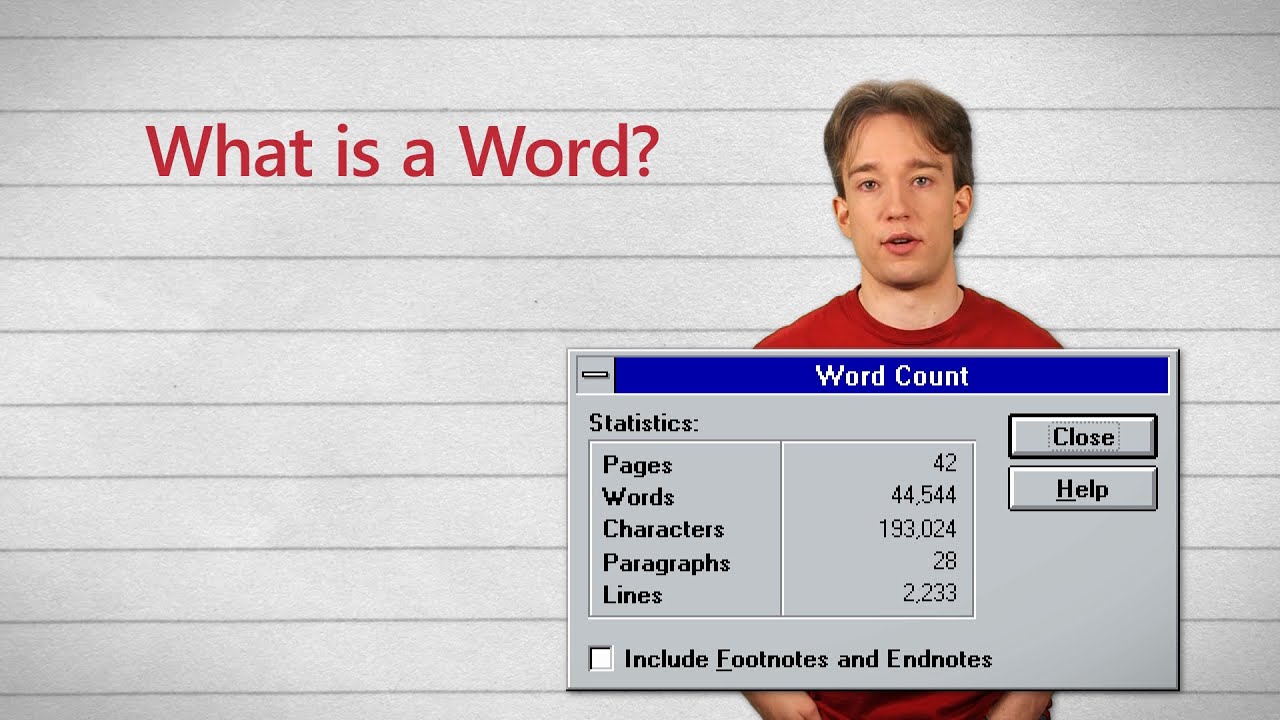 What Counts As A Word? - Youtube