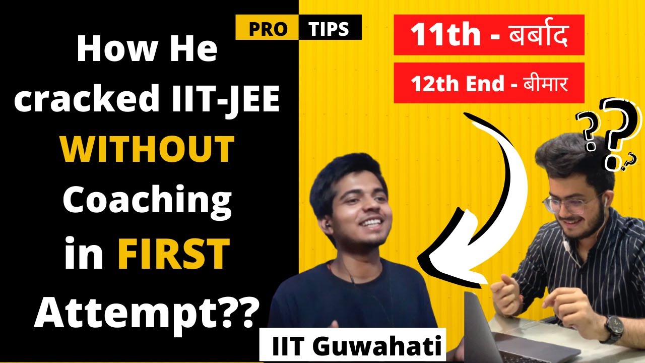 How An Average Student Cracked Iit Jee Without Coaching In First Attempt!!  | Motivational Story - Youtube